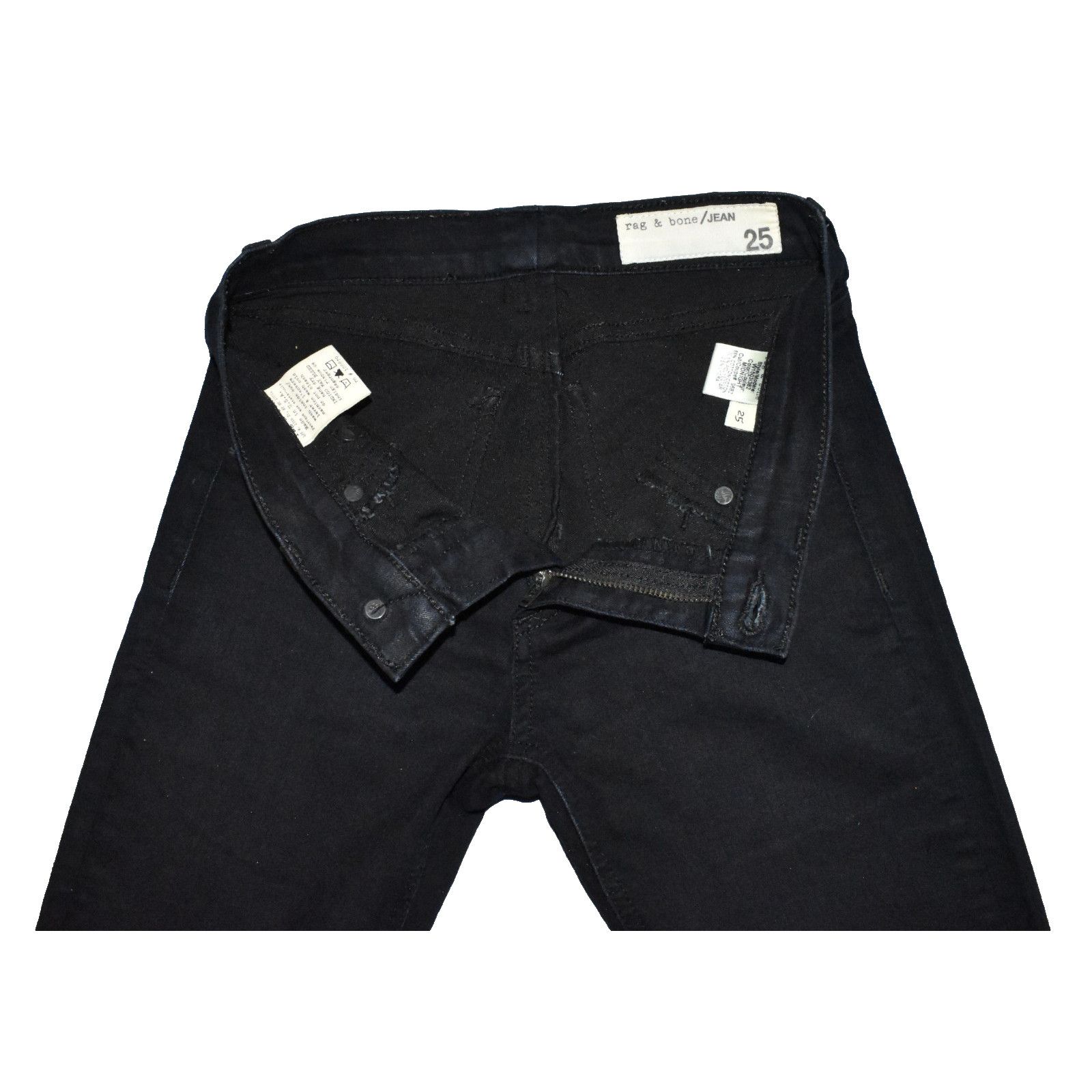 Rag & Bone RAG & BONE Midnight Slim Skinny Jeans W15031382 Size 25 Size 25" / US 0 / IT 36 - 3 Thumbnail