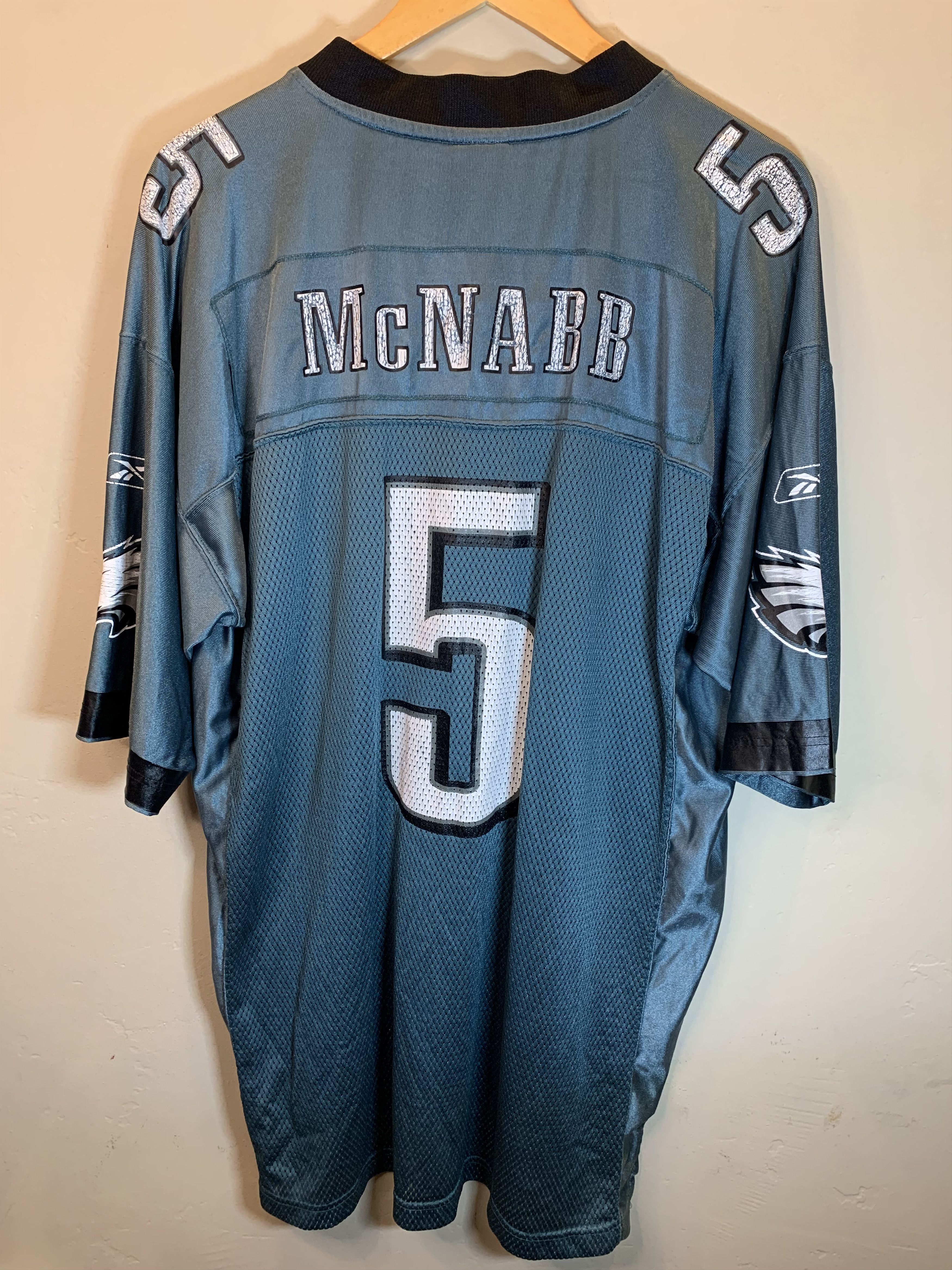 Reebok *RARE* Vintage Donovan McNabb Philadelphia Eagles NFL Jersey Size US L / EU 52-54 / 3 - 2 Thumbnail