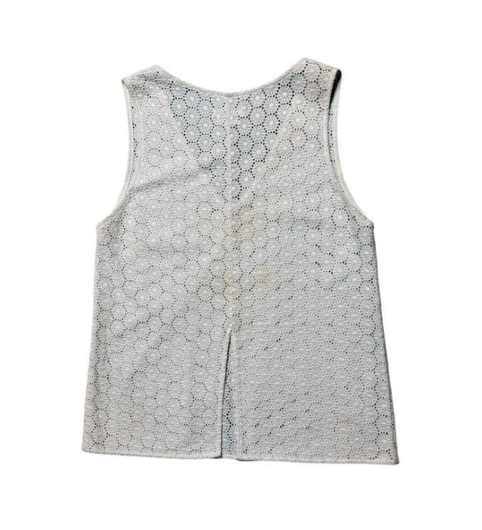 Rag & Bone rag & bone/JEAN Sleeveless Lace Eyelet Top – White – Size SP Size S / US 4 / IT 40 - 2 Thumbnail