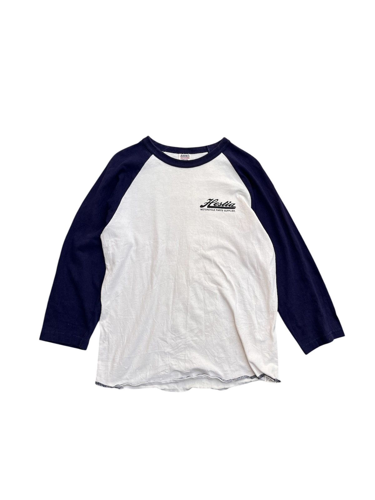 BARNS OUTFITTERS × Japanese Brand VINTAGE BARNS OUTFITTERS HESTIA MOTORCYCLE REGLAN TEE Size US M / EU 48-50 / 2 - 1 Thumbnail