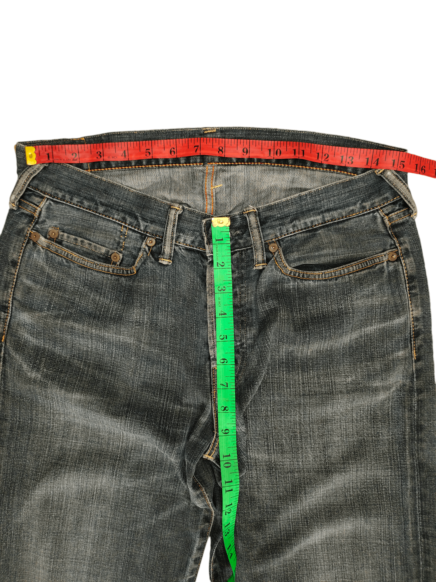 Hysteric Glamour × Undercover Loose Jeans 45rpm Japan Clawmark Faded Denim Pants Size US 30 / EU 46 - 7 Thumbnail