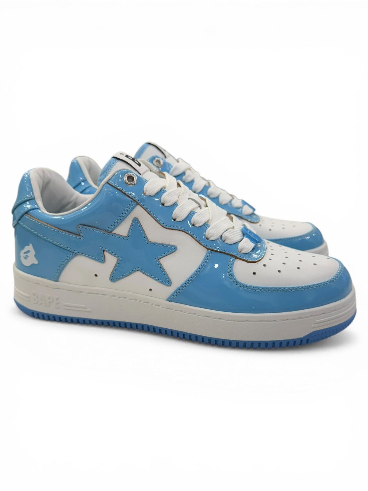 Bape Bapesta Lows Light Blue Size US 9.5 / EU 42-43 - 1 Thumbnail