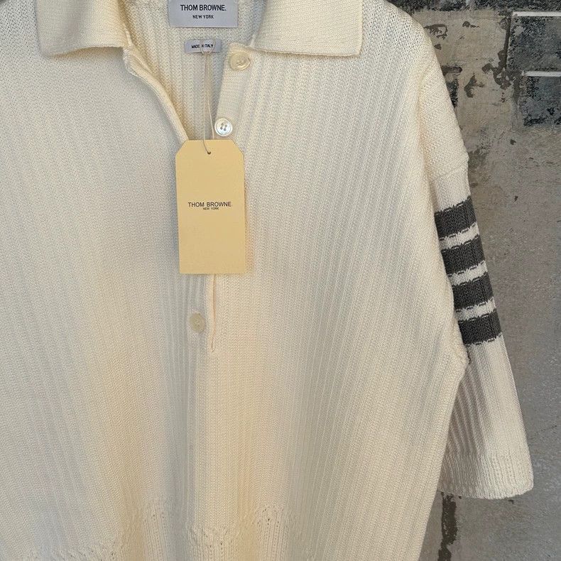 Thom Browne Thom Browne Knitted polo sweater Size US XS / EU 42 / 0 - 4 Thumbnail