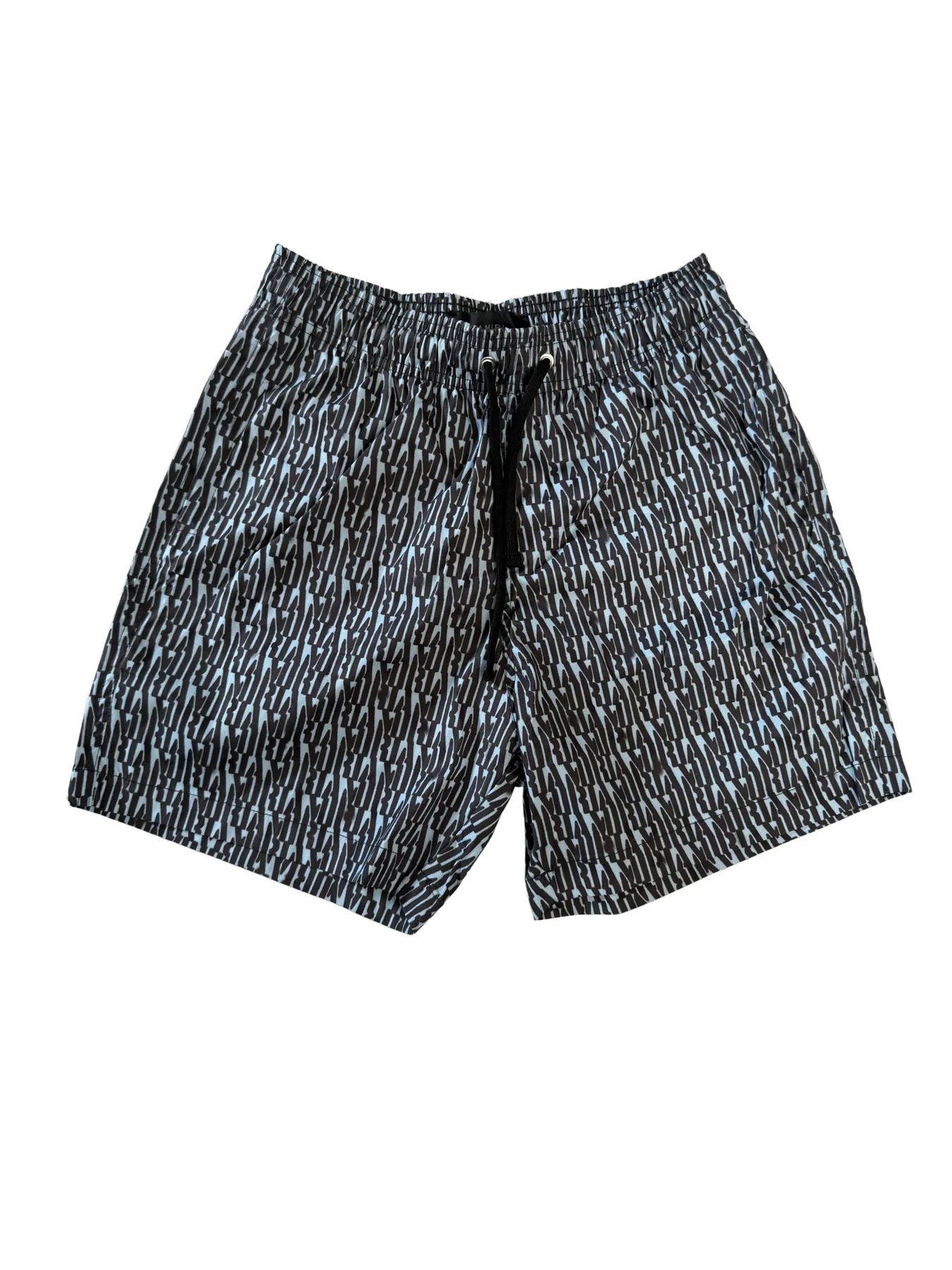 Amiri o1gr1nt0426 Allover Amiri Swim Trunk in Dusty Blue Size US 36 / EU 52 - 1 Thumbnail