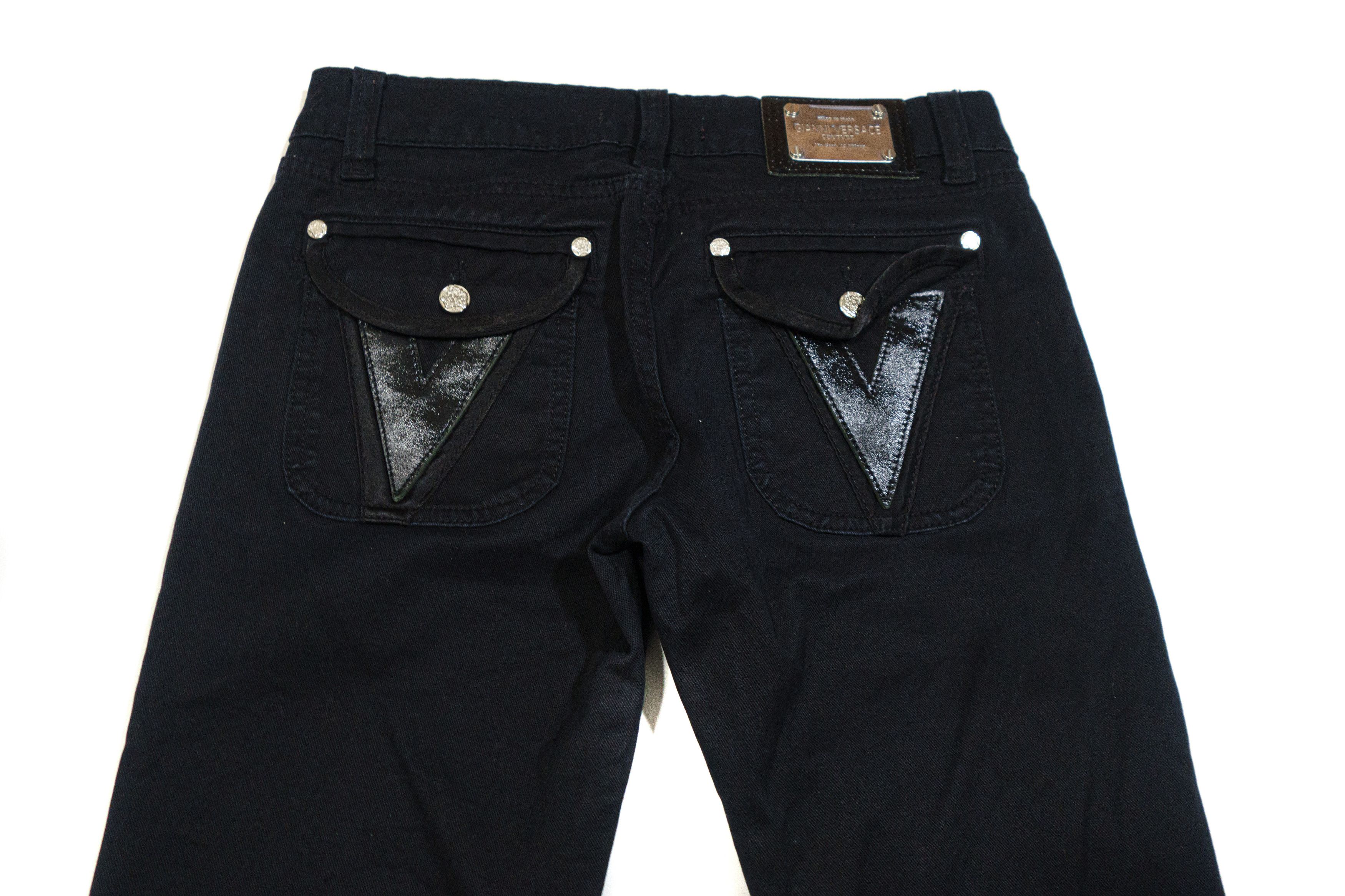Versace 00S Medusa Buttons Pants Size 26" / US 2 / IT 38 - 4 Thumbnail