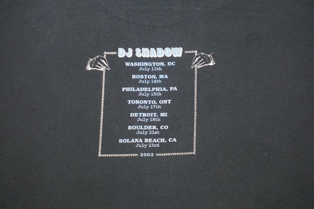 Vintage 00's DJ Shadow Tシャツ ビンテージ Daft Punk APE Size US XXS / EU 40 - 4 Thumbnail