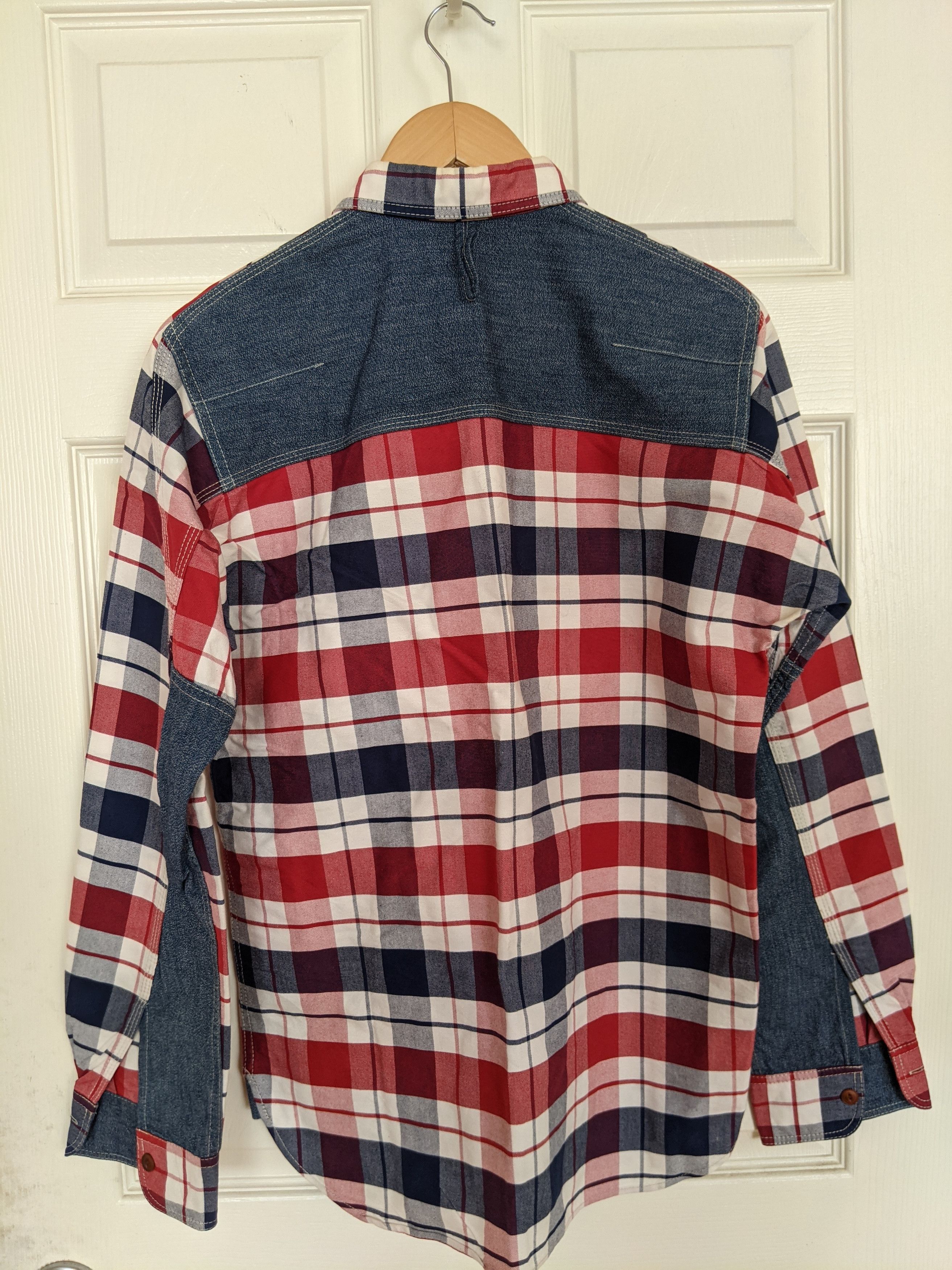 Junya Watanabe Comme Des Garcon Plaid Patchwork Shirt Size US M / EU 48-50 / 2 - 2 Thumbnail