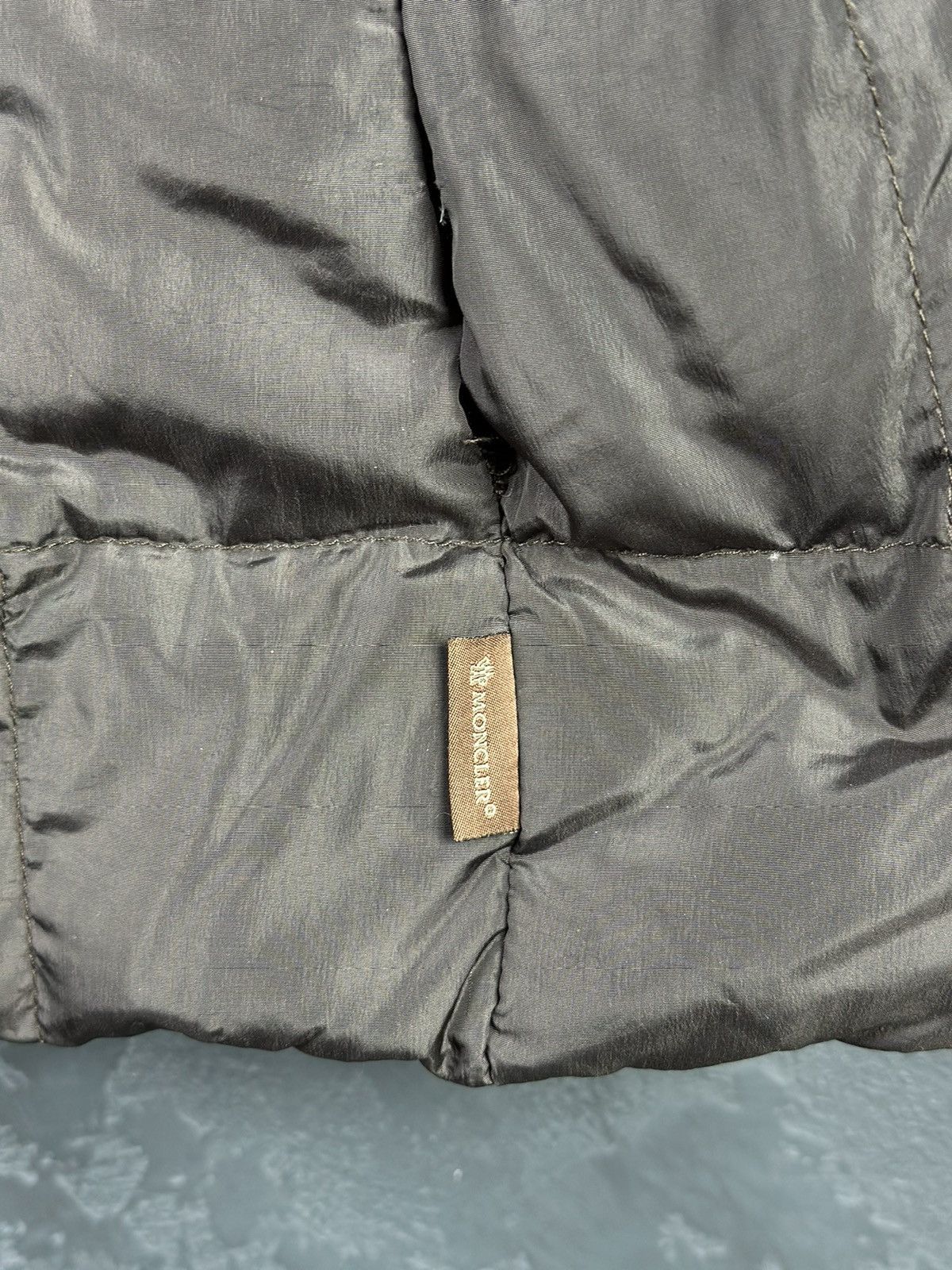 Moncler × Vintage Vintage Moncler Puffer Down Long Brown Jacket Size XS / US 0-2 / IT 36-38 - 7 Thumbnail