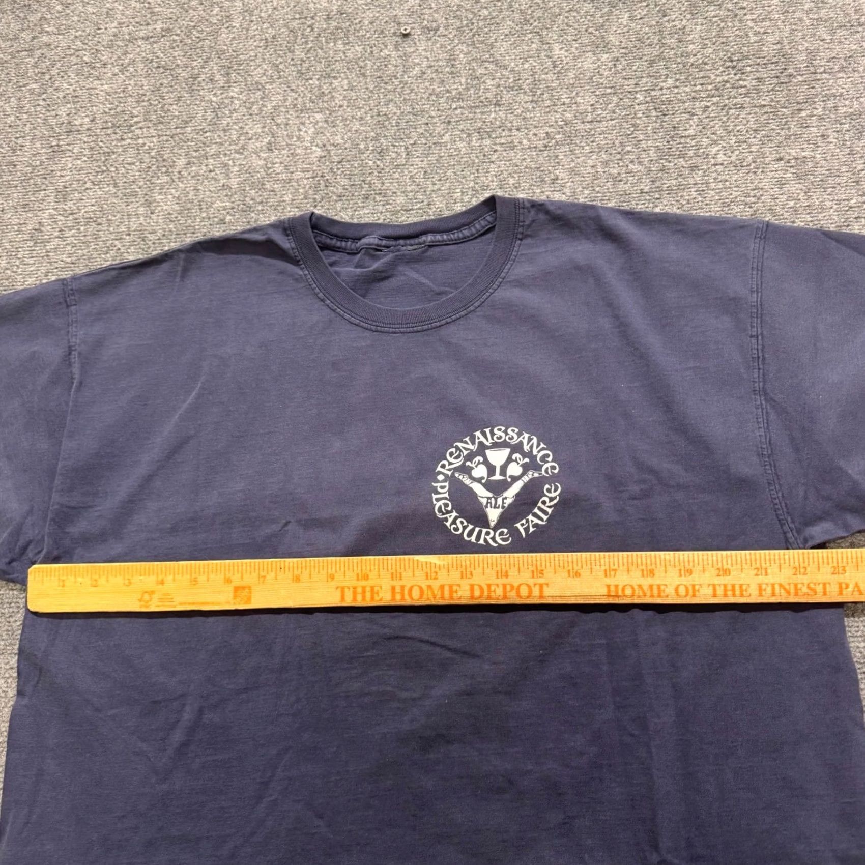 Vintage VINTAGE The White Hart Brewery T-shirt Mens XL Navy Blue Faded 90s Shirt Mens XL Navy Blue 90s Size US XL / EU 56 / 4 - 5 Thumbnail