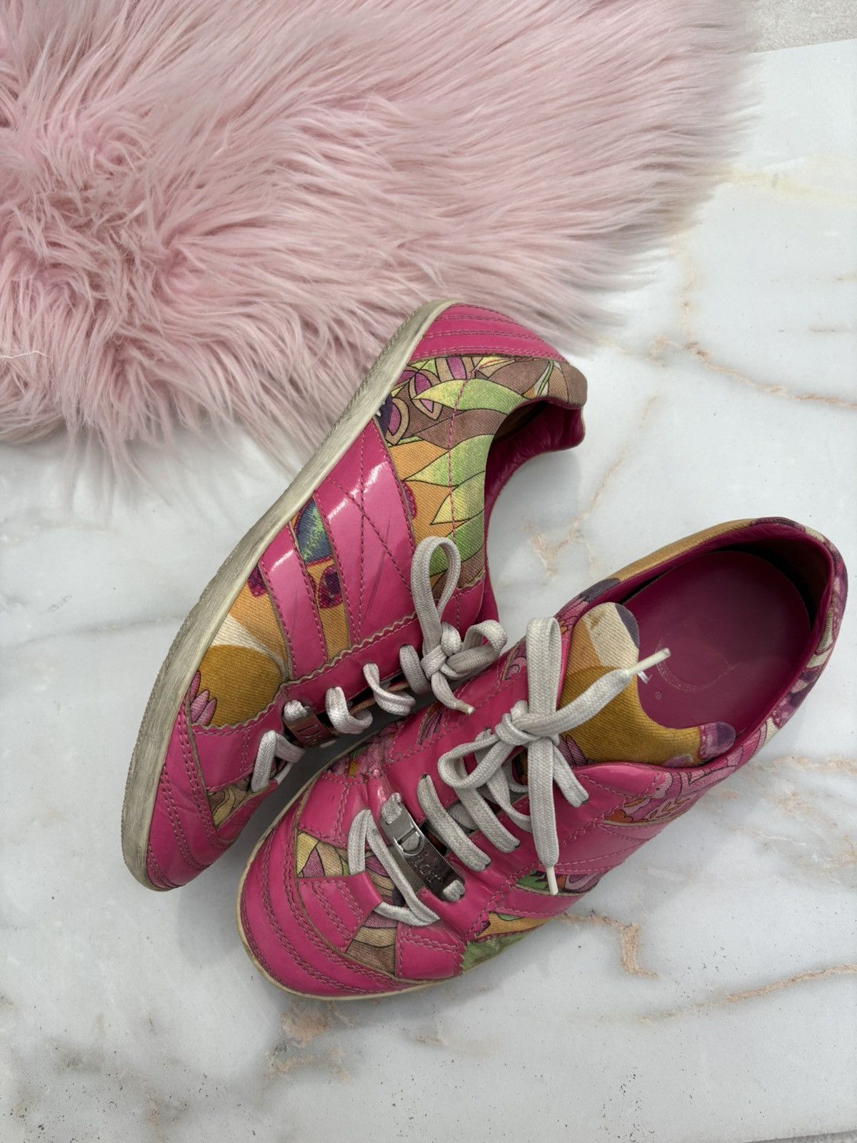 Dior y2k floral Dior shoes Size US 6.5 / IT 36.5 - 18 Thumbnail