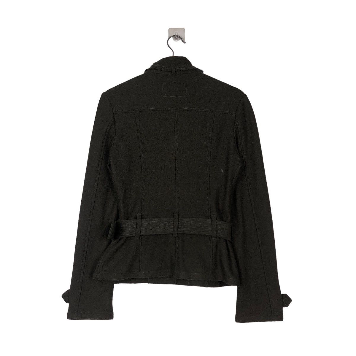Japanese Brand Cropped Biker Jacket Wool Lounie Japan Bondage Issey Miyake Size M / US 6-8 / IT 42-44 - 10 Thumbnail