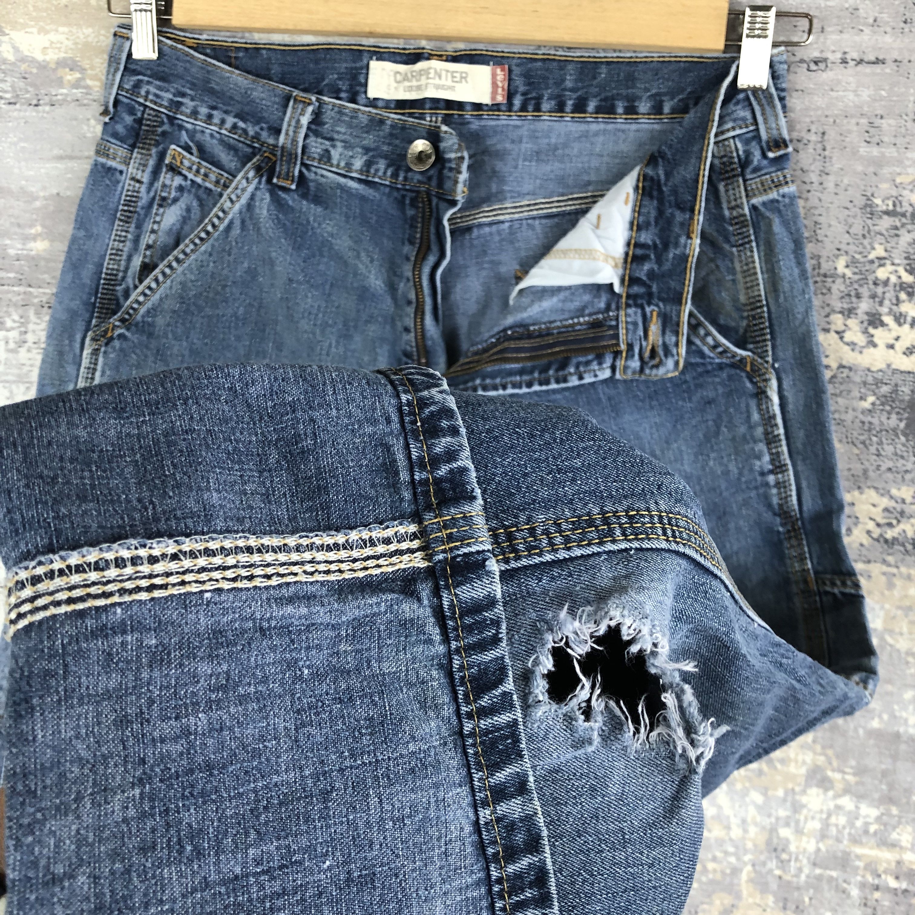 Levi's Vintage Levi's Carpenter Baggy Jeans Levis Workers Denim Size US 32 / EU 48 - 8 Thumbnail