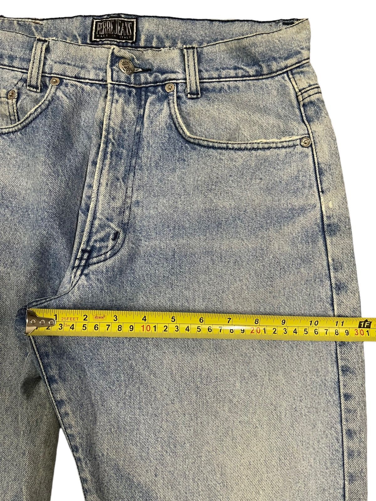 Ferre Vintage Made in Italy Ferre Jeans Blue Wash Baggy Jeans Size US 32 / EU 48 - 13 Thumbnail