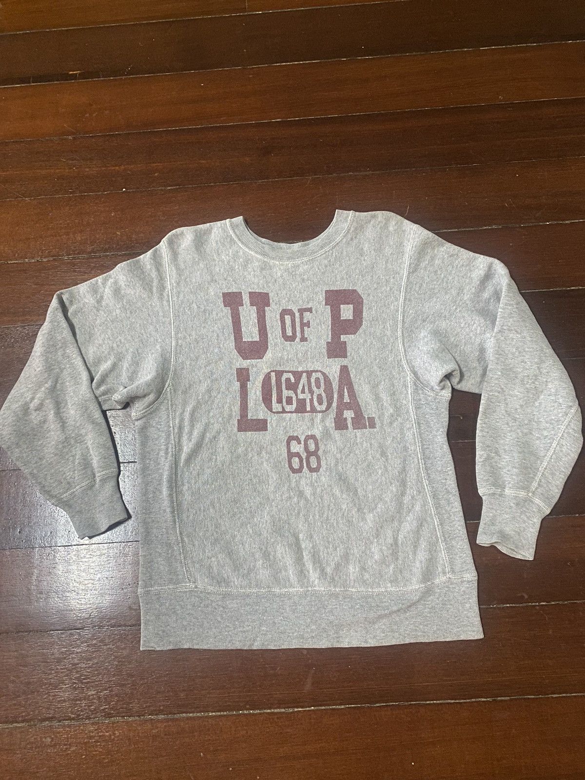 Warehouse Rare BODIES Warehouse & Co U OF P sweatshirt in Grey Size US L / EU 52-54 / 3 - 3 Thumbnail