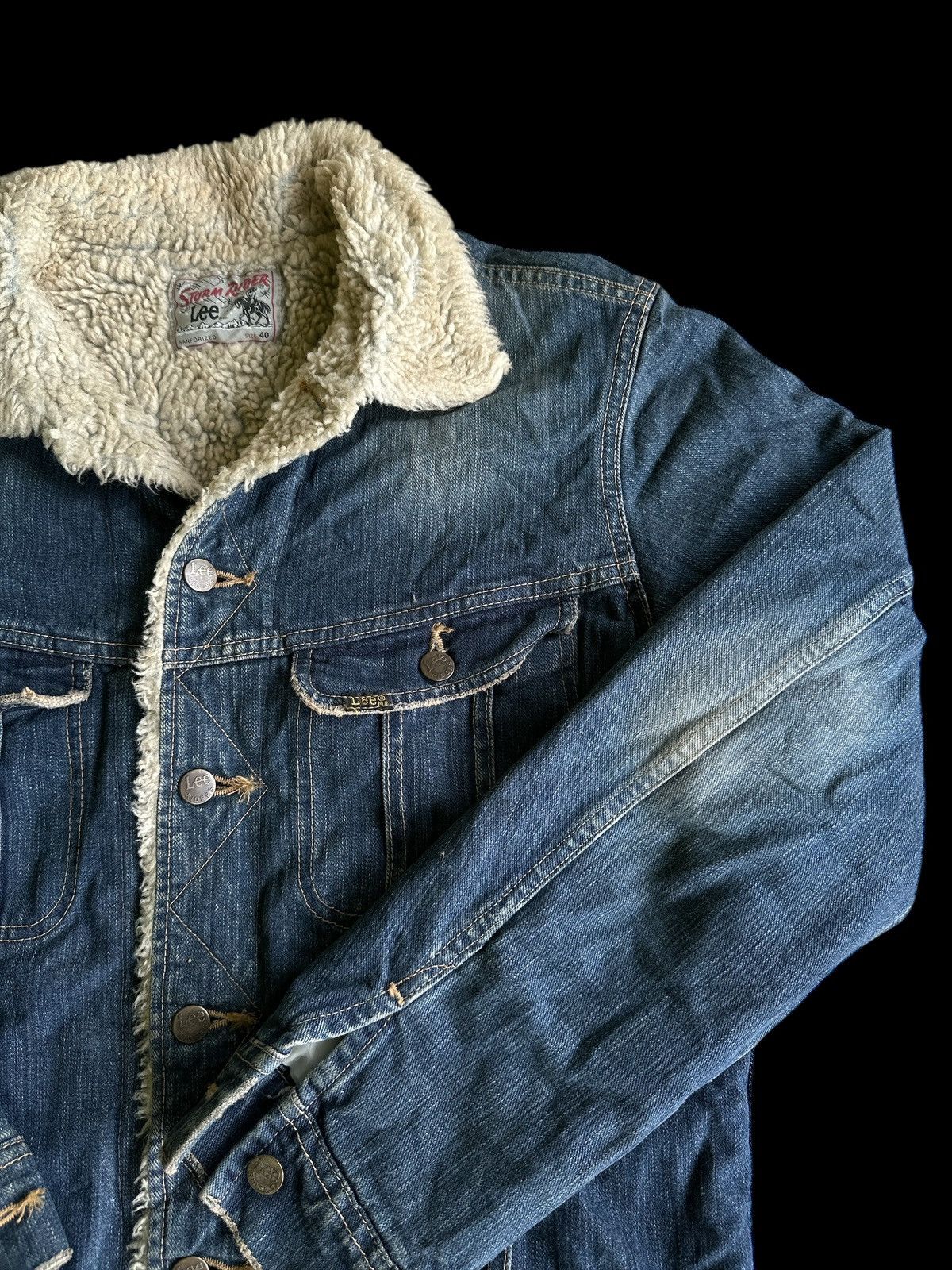 Kapital Denim Jacket💥 Reproduction Lee Storm Rider💥 Size US L / EU 52-54 / 3 - 2 Thumbnail
