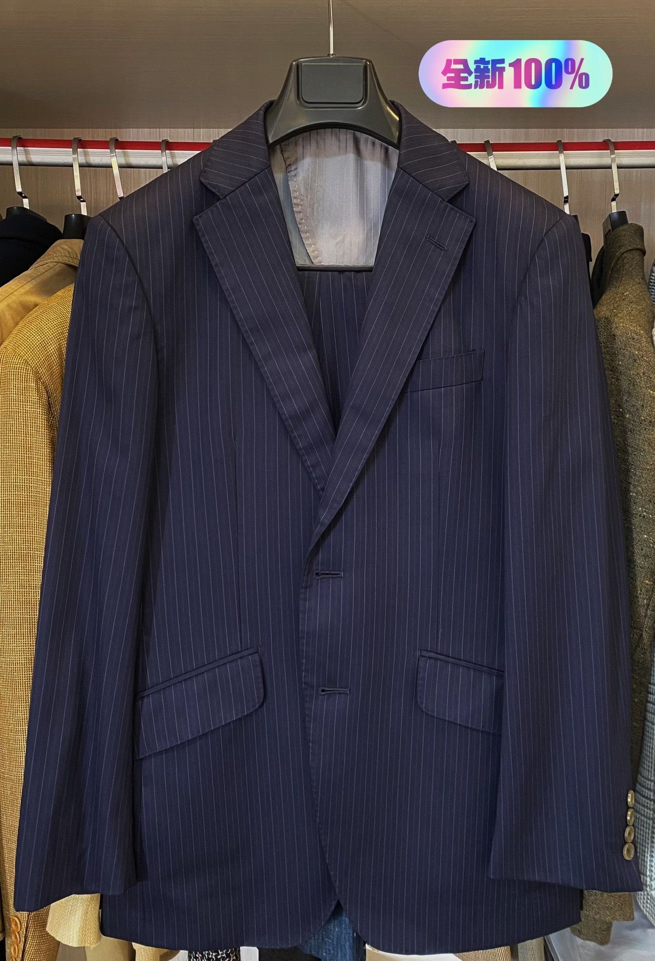 VIC MATI VBC Yuppie Style Midnight Blue Custom Suit Size US M / EU 48-50 / 2 - 1 Thumbnail