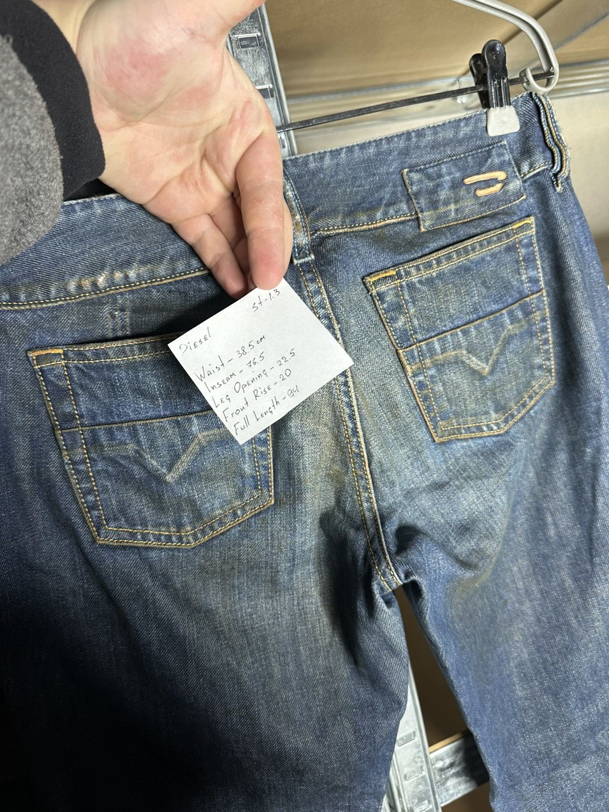 Diesel Diesel Hush Vintage Jeans Size 28 Distressed Flared Bootcut Size 28" / US 6 / IT 42 - 12 Thumbnail