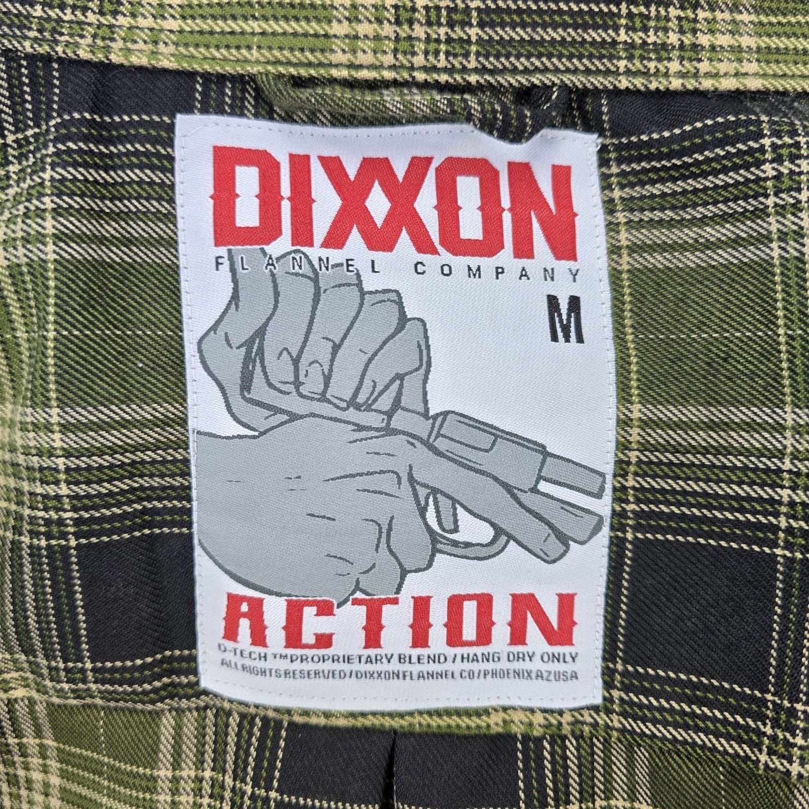 Dixxon Dixxon Action Flannel Shirt Womens Medium Green Black Plaid Size M / US 6-8 / IT 42-44 - 6 Thumbnail