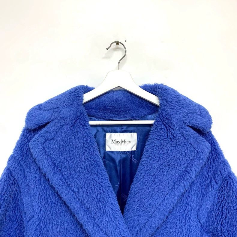 Max Mara Max Mara Royal Blue Teddy Jacket Size S / US 4 / IT 40 - 3 Thumbnail