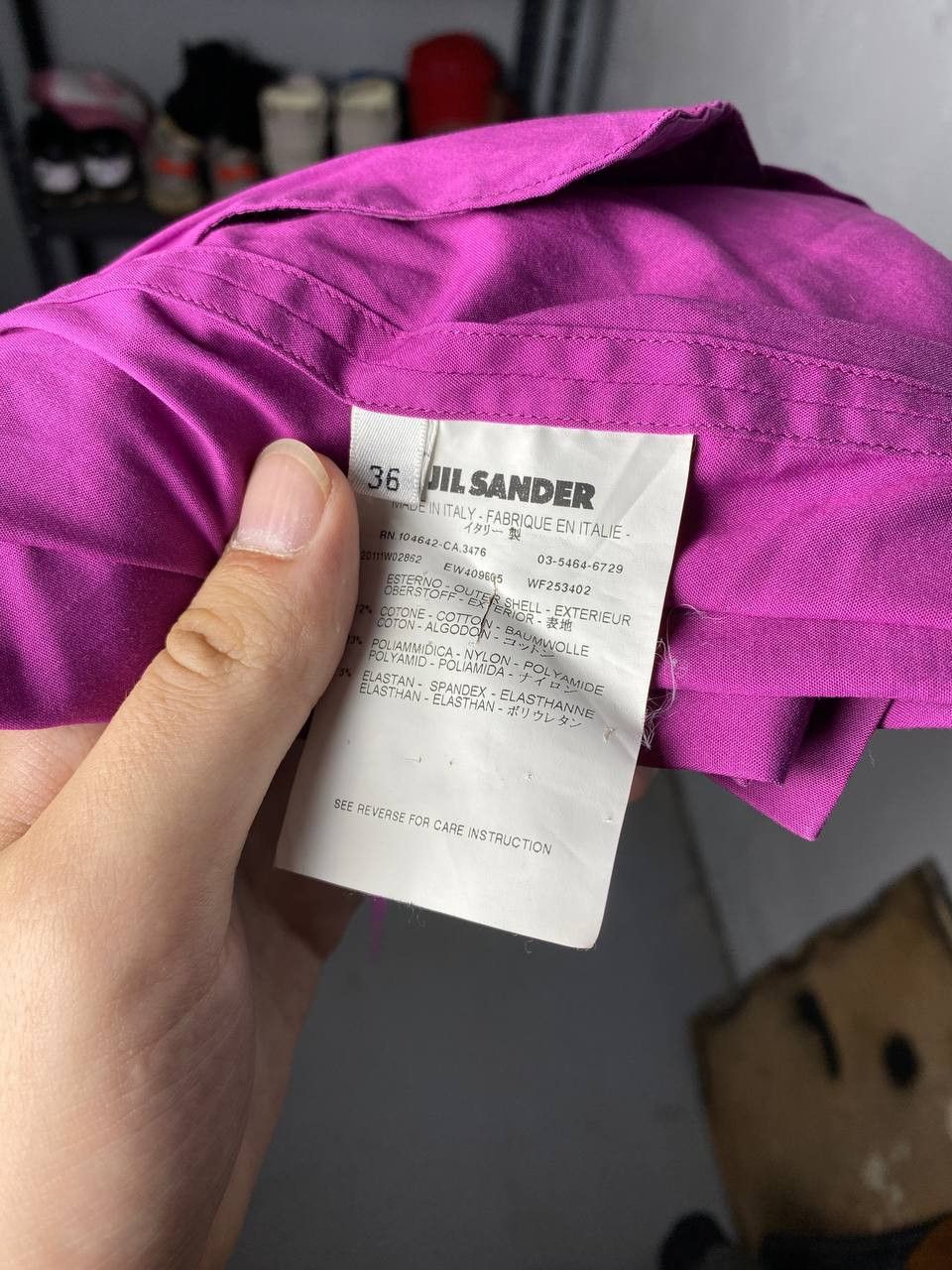 Jil Sander Avant Garde Jil Sander Purple Shinny Dress Size XS / US 0-2 / IT 36-38 - 4 Thumbnail