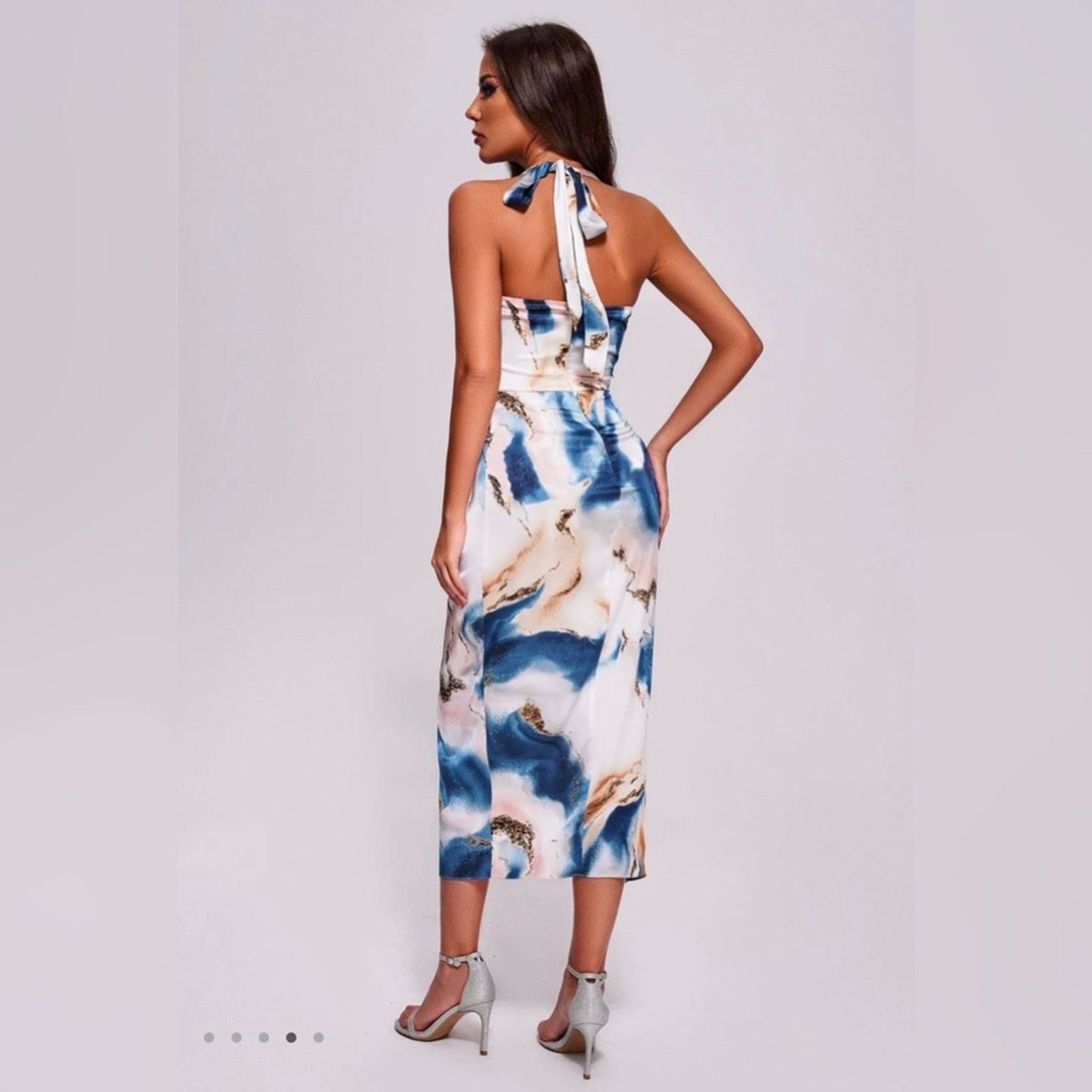 Other New Chic Asymmetrical Blue and White Dress size XS Size XS / US 0-2 / IT 36-38 - 6 Thumbnail