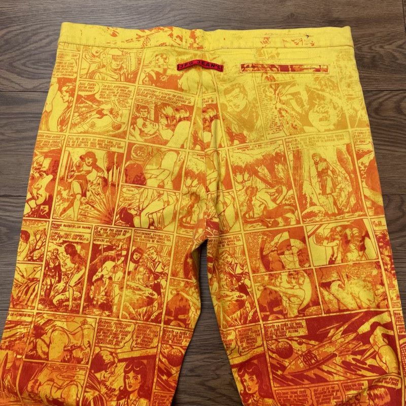 Jean Paul Gaultier 1995 Jean Paul Gaultier Comic Print Pants Size US 32 / EU 48 - 4 Thumbnail