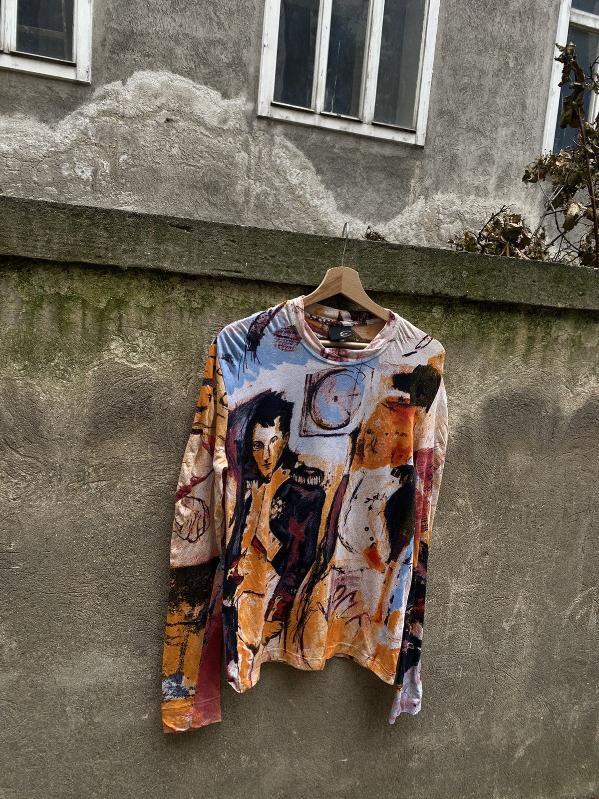 Just Cavalli × Roberto Cavalli Just Cavalli Oveprinted Napoleon Longsleeve Size US S / EU 44-46 / 1 - 4 Thumbnail