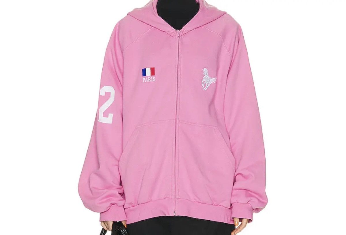 Balenciaga Balenciaga Polo Zip Up Hoodie Size US M / EU 48-50 / 2 - 1 Thumbnail