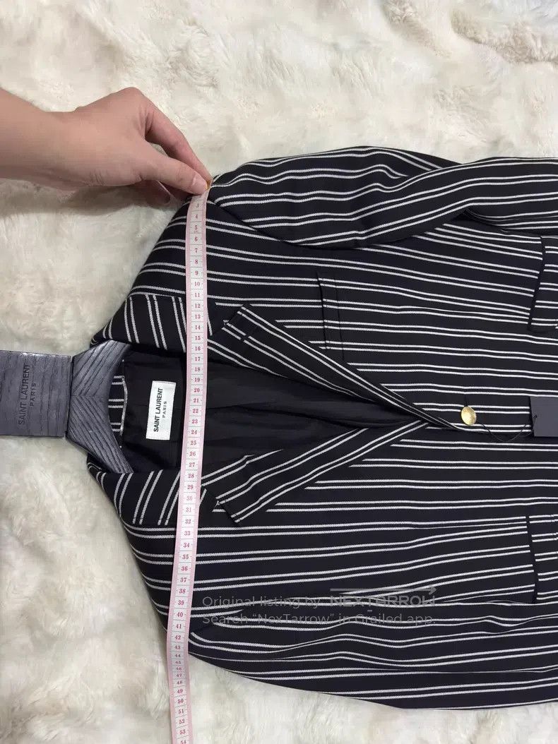 Saint Laurent Paris Saint Laurent Paris Gold Button Striped Men's Suit i Size US M / EU 48-50 / 2 - 7 Thumbnail