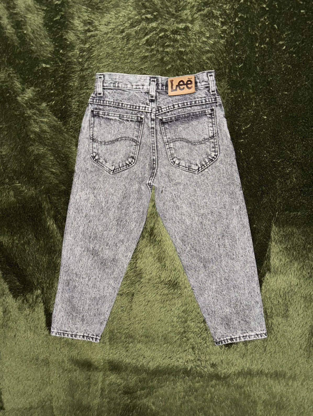 Lee [27] 90s LEE Made in USA Stone-Wash Denim Pants Size US 27 - 7 Thumbnail