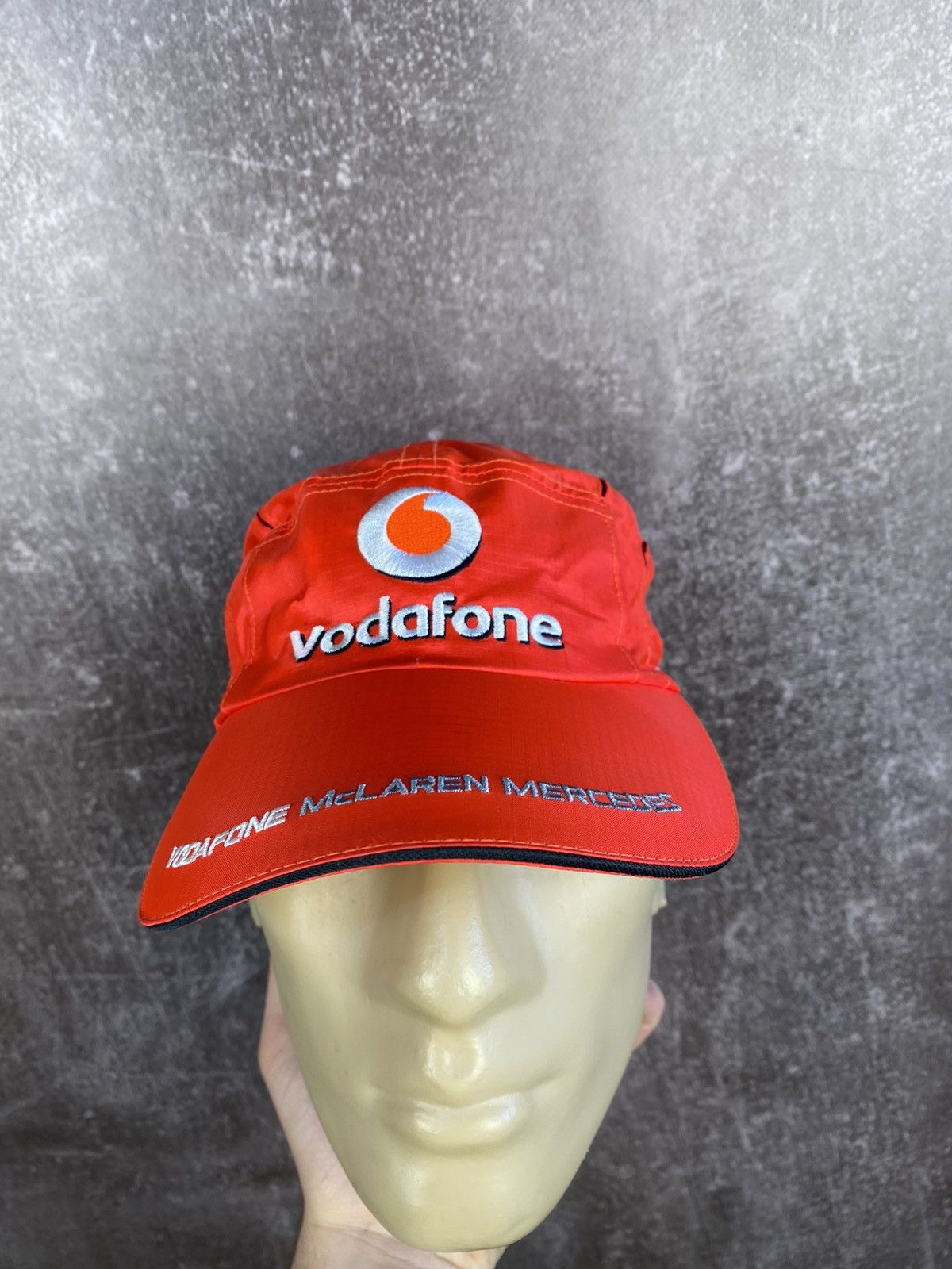 Formula 1 × Vintage Vintage Vodafone McLaren Mercedes Hamiltonz Nylon Cap Hat Size ONE SIZE - 2 Thumbnail
