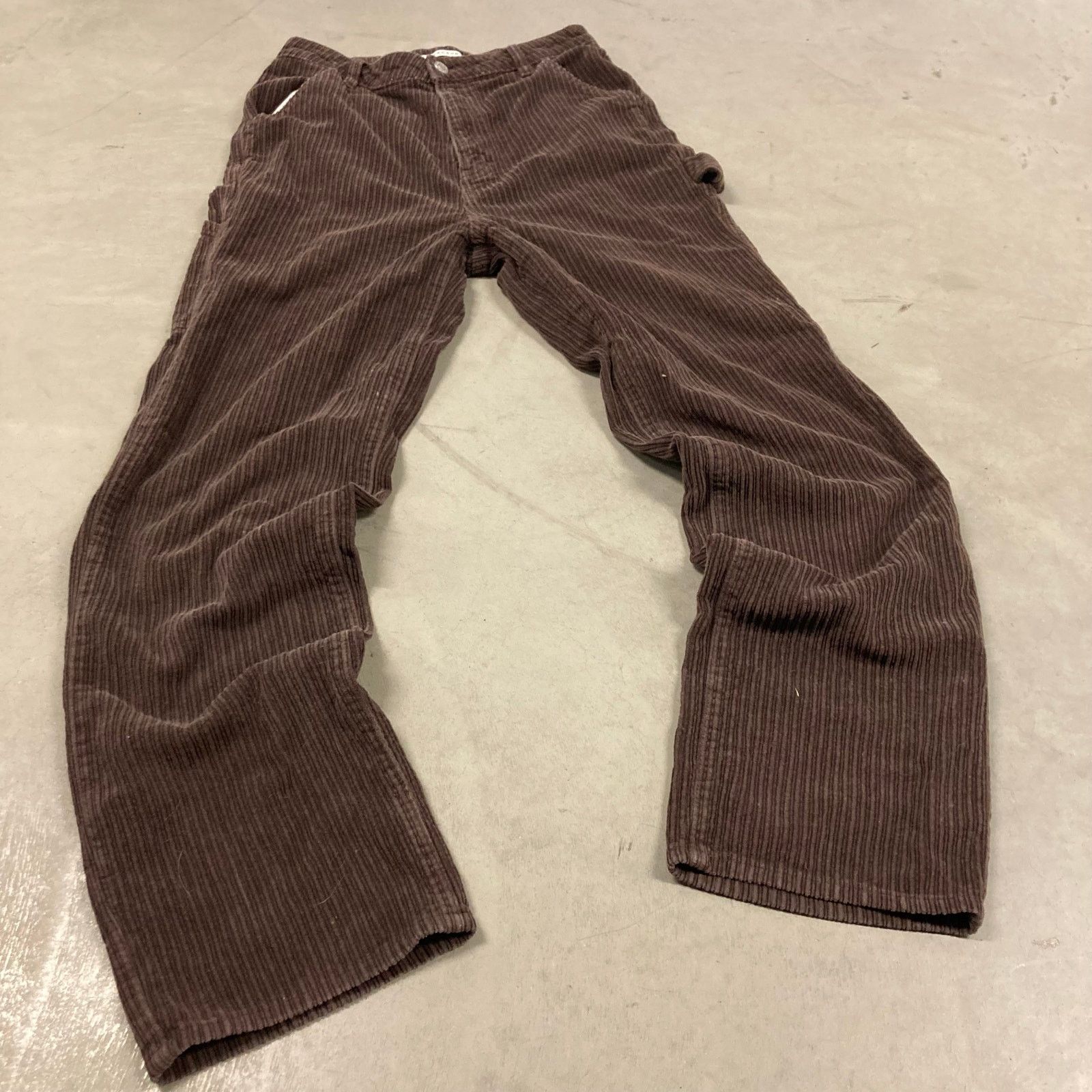 Vintage Baggy y2k Pacsun corduroy Cargo Pants 27x30 Size US 27 - 1 Thumbnail