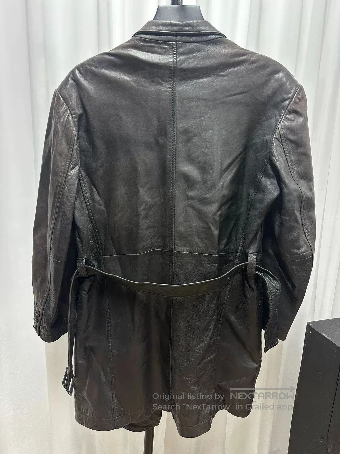 Yohji Yamamoto Yohji Yamamoto Leather Coat for Women. Size US M / EU 48-50 / 2 - 5 Thumbnail