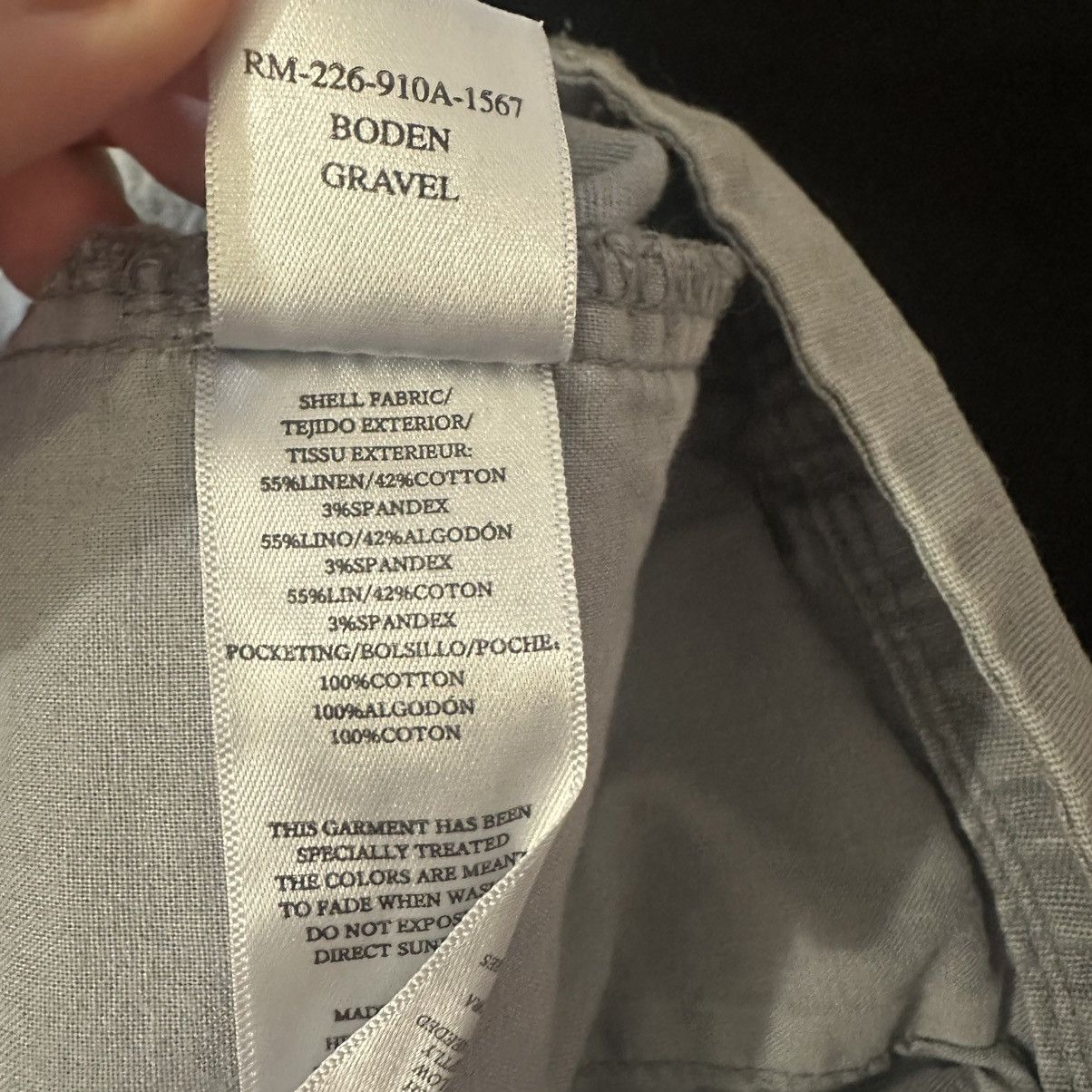 Designer × Rails Rails Men’s Boden Shorts in Gravel Grey Linen Blend Size US 36 / EU 52 - 8 Thumbnail