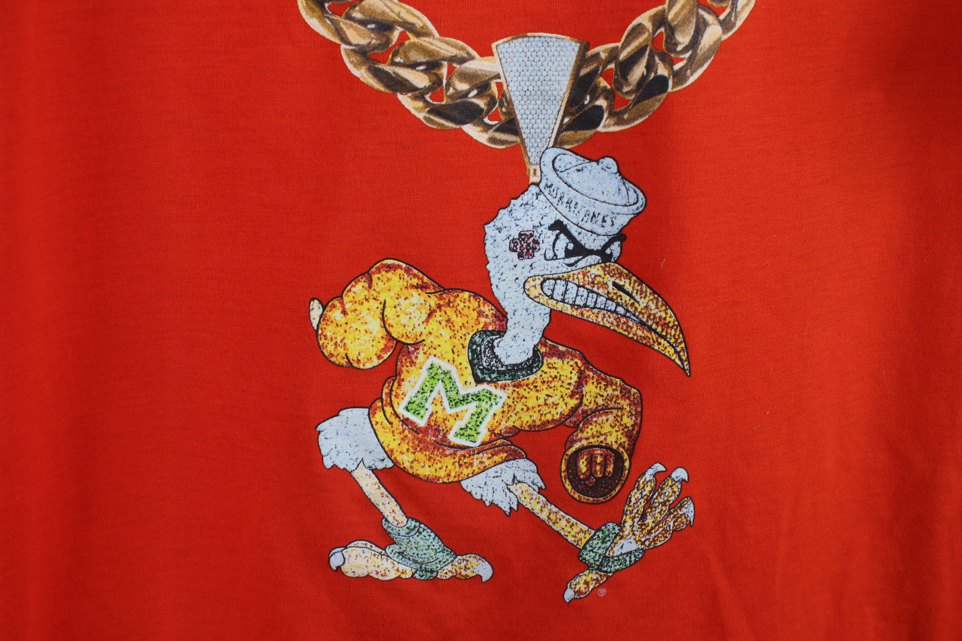 Adidas × Vintage Adidas of Miami Football Turnover Chain Short Sleeve T-Shirt Size US L / EU 52-54 / 3 - 5 Thumbnail