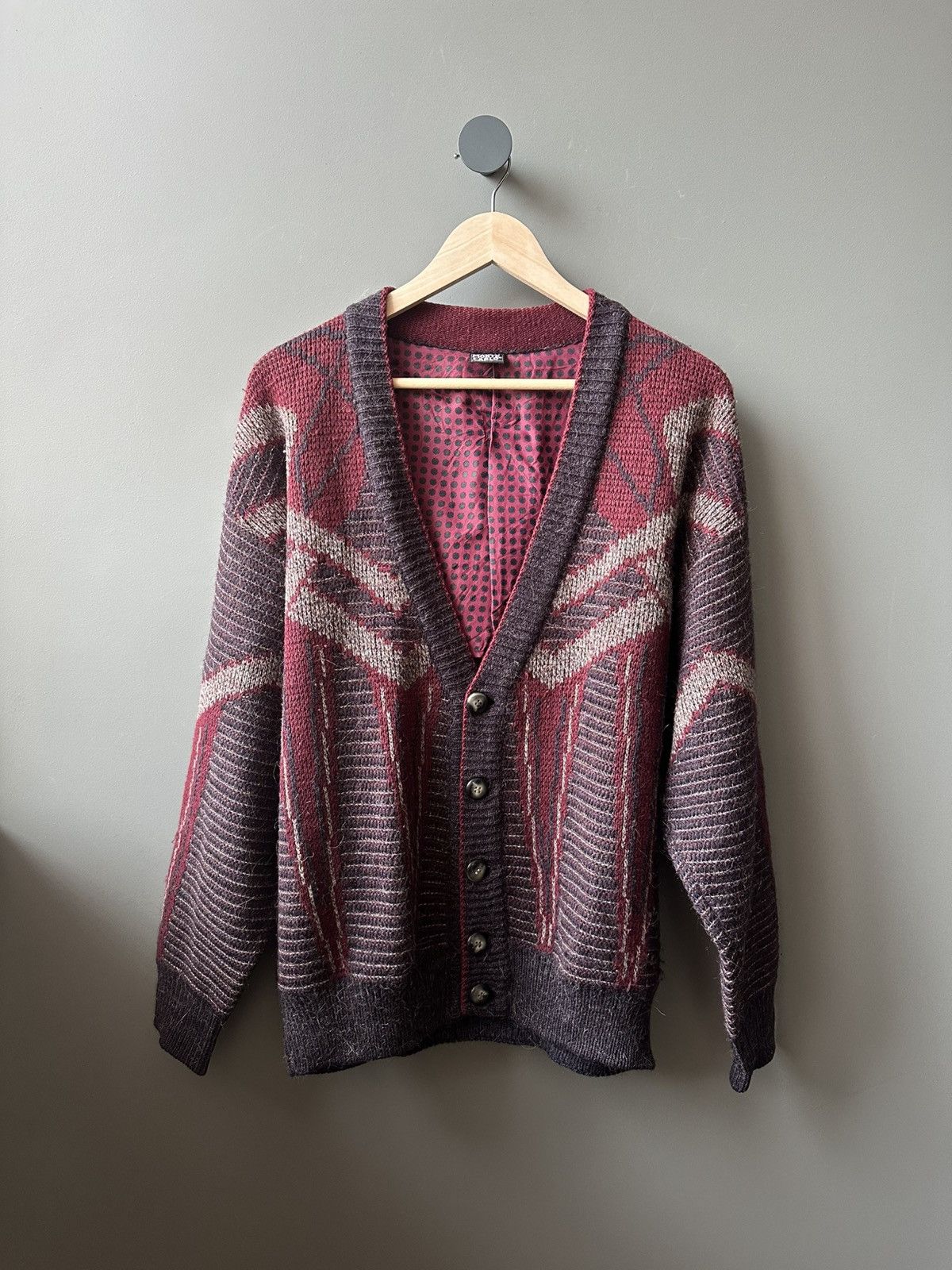 Vintage Monte Carlo Alpaca Wool Acrylic Cardigan Size 50 Size US M / EU 48-50 / 2 - 1 Thumbnail