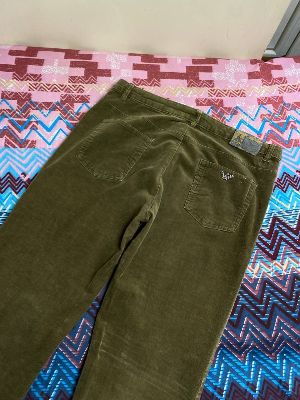 Armani × Giorgio Armani × Vintage Vintage Velvet Pants Armani Jeans Luxury Rare Size US 30 / EU 46 - 9 Thumbnail