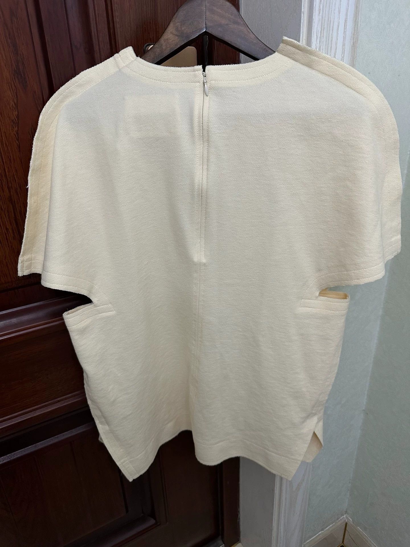 Jil Sander Jil Sander Oversized SS Top Pale Yellow 9/10 Authentic Size XS / US 0-2 / IT 36-38 - 5 Thumbnail