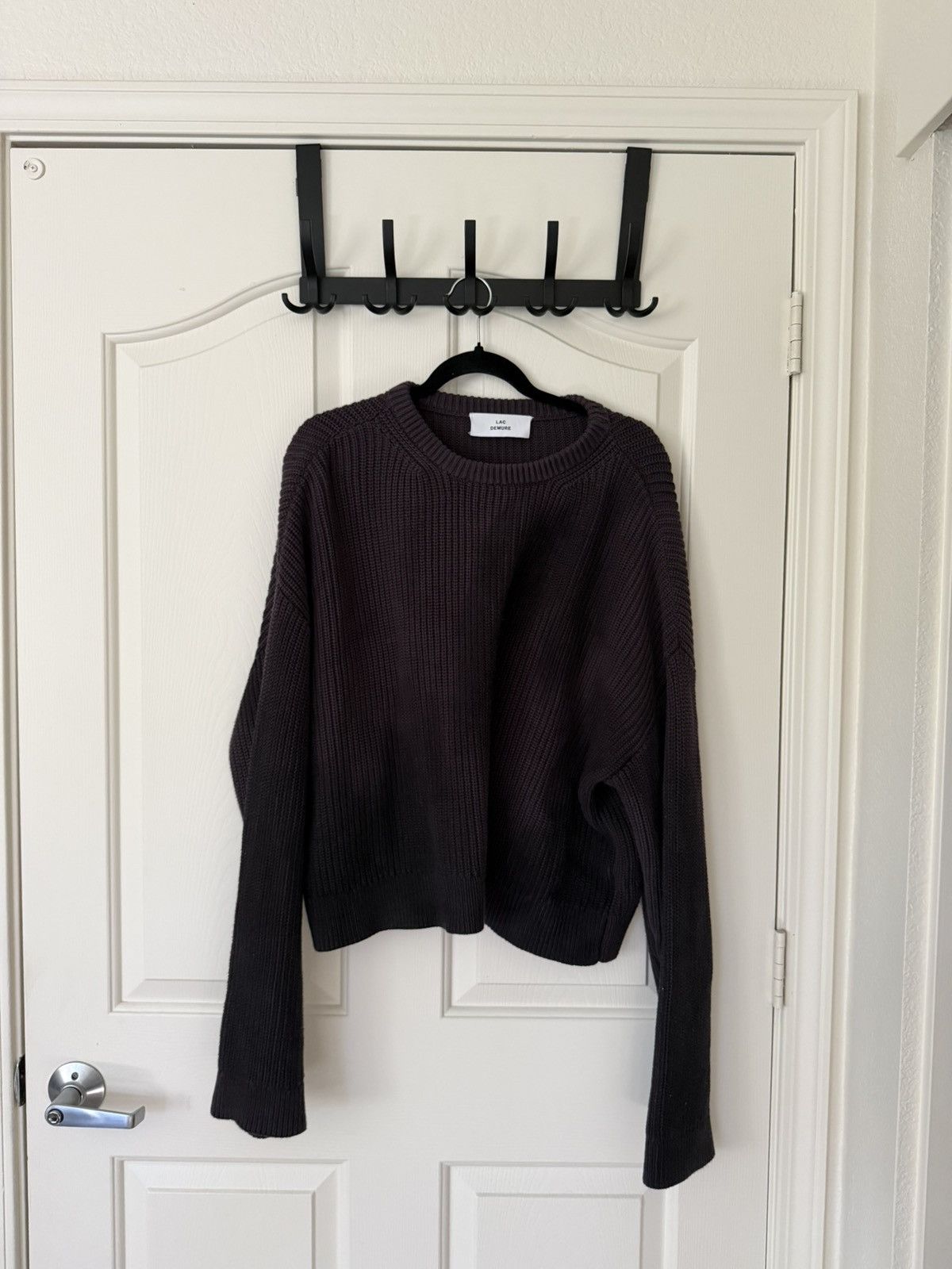 Lac Demure 'PEROZ' DYED SWEATER ONYX Size US M / EU 48-50 / 2 - 4 Thumbnail