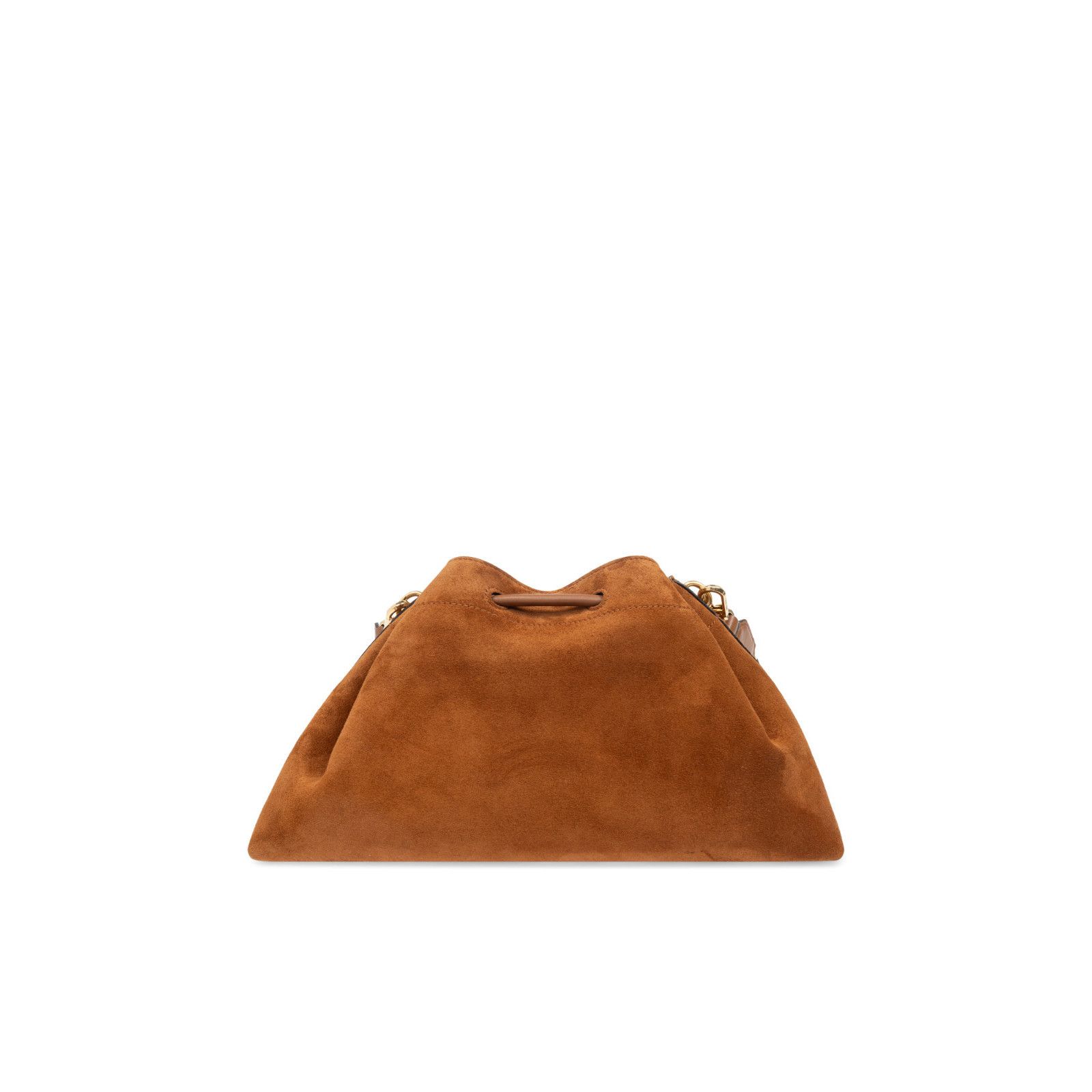 Jimmy Choo JIMMY CHOO Bon Bon Bucket Tan Gold Suede Shoulder Bag New & Size ONE SIZE - 2 Thumbnail