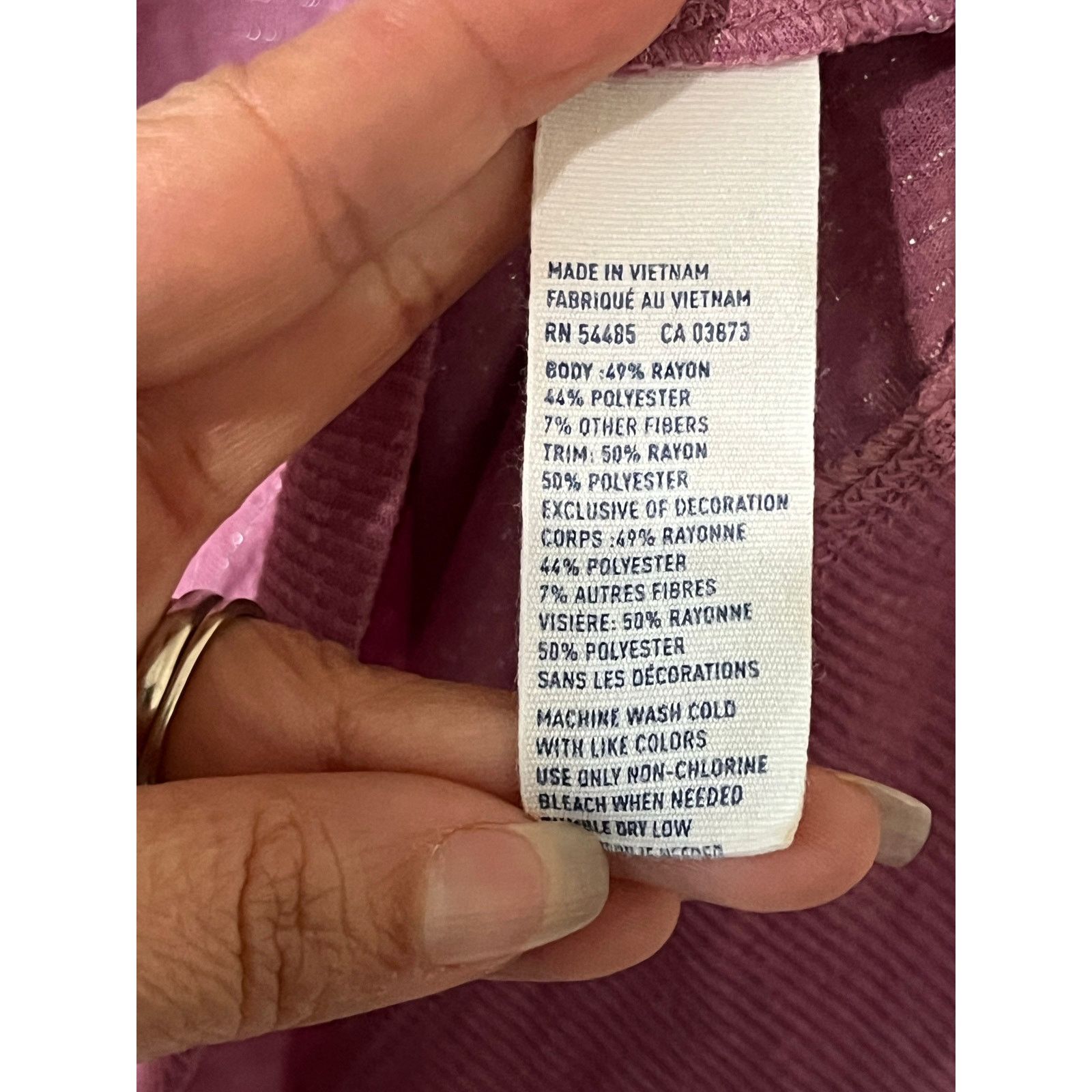 American Eagle Outfitters Light Thin Shirt Pink XS V-Neck silver trim Striped Size XS / US 0-2 / IT 36-38 - 5 Thumbnail