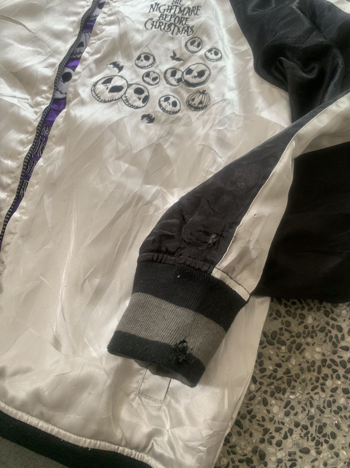 Disney Disney Tim Burtons Nightmare Riversible Sukajan Jacket Size US M / EU 48-50 / 2 - 14 Thumbnail