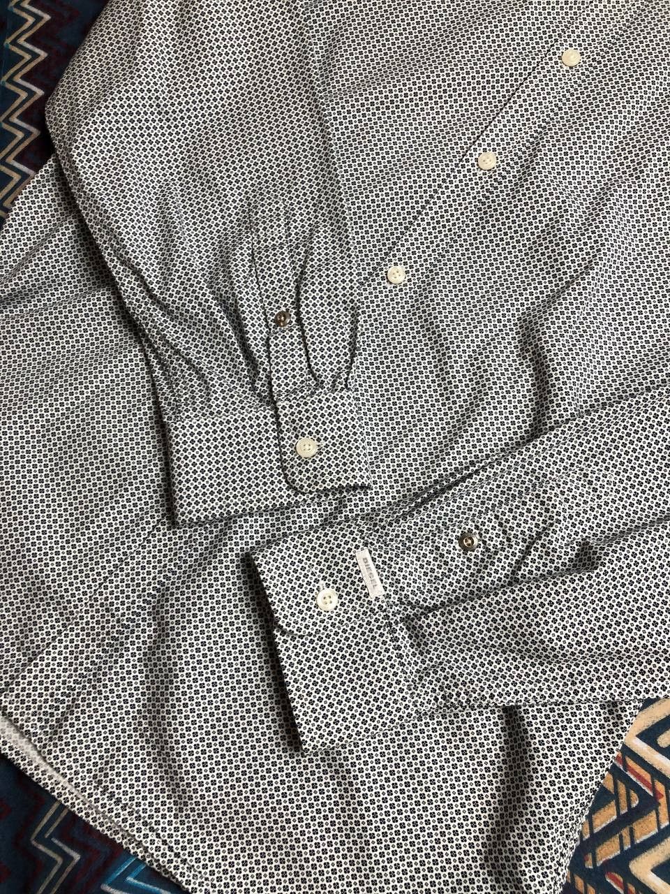 Designer Vintage Y2K shirt Diesel print logo luxury white streetwear Size US L / EU 52-54 / 3 - 12 Thumbnail