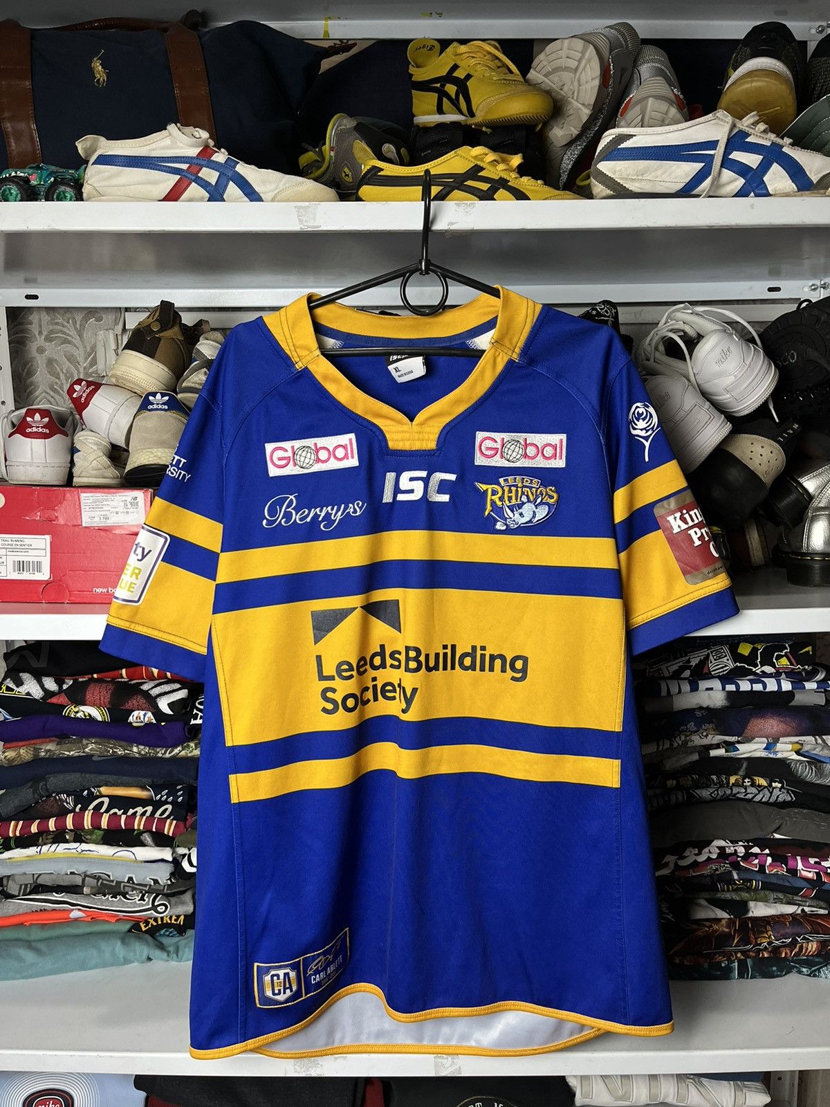 Vintage ISC Leeds Rhinos 2016 Rugby Jersey Men's Size XL Size US XL / EU 56 / 4 - 1 Thumbnail