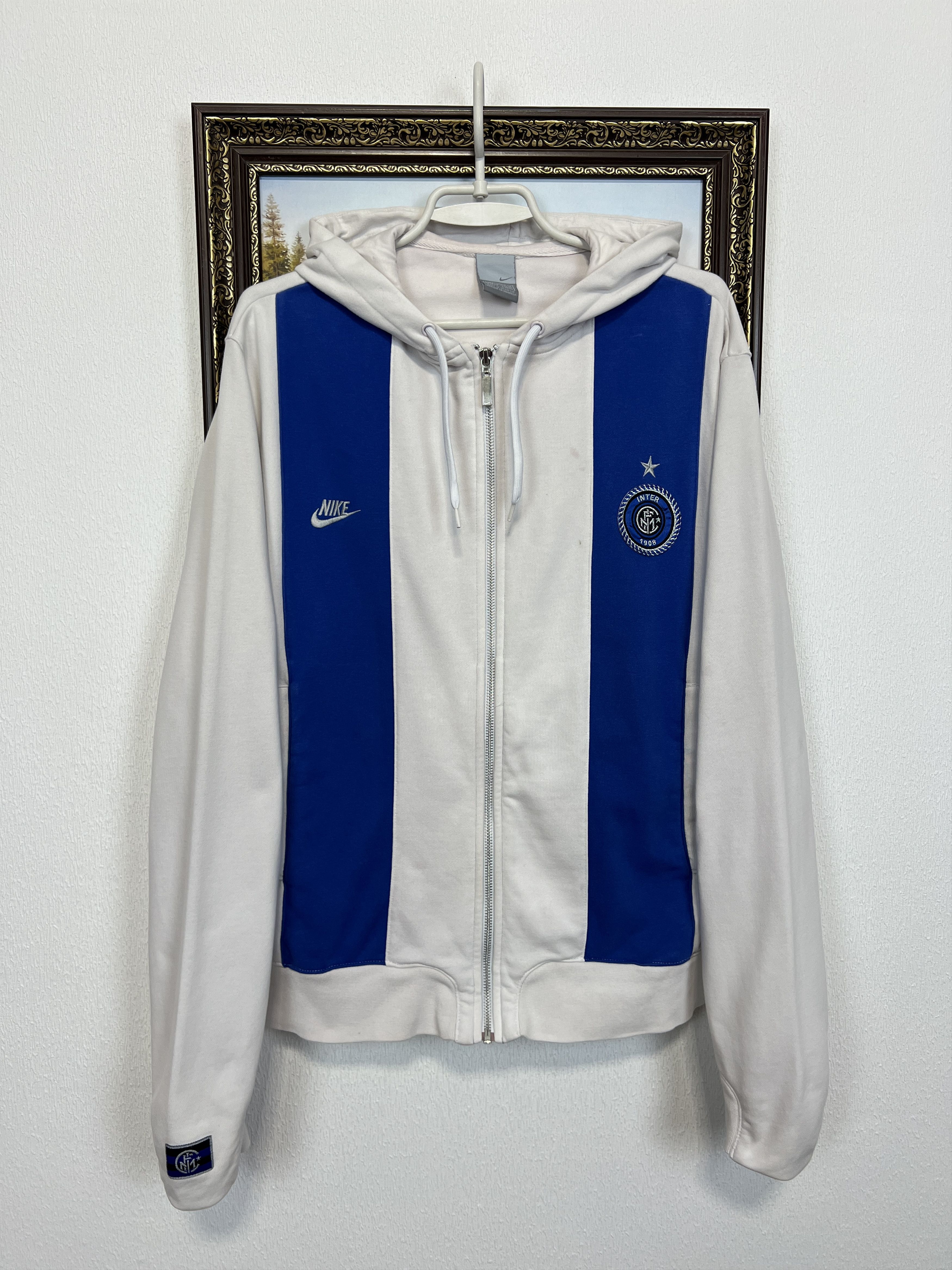 Nike Vintage Inter Milan Football Hoodie Soccer Jacket Maglia Size US M / EU 48-50 / 2 - 1 Thumbnail