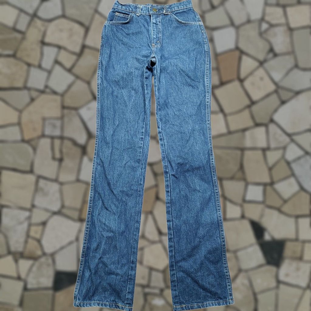 Vintage VINTAGE Body Lingo Militaires Jeans Womens 23 X 32 Inseam Denim 80s Straight Leg Blue 100% Cotton Jeans Womens Men? (invalid) Size 40" / US 18 - 1 Thumbnail