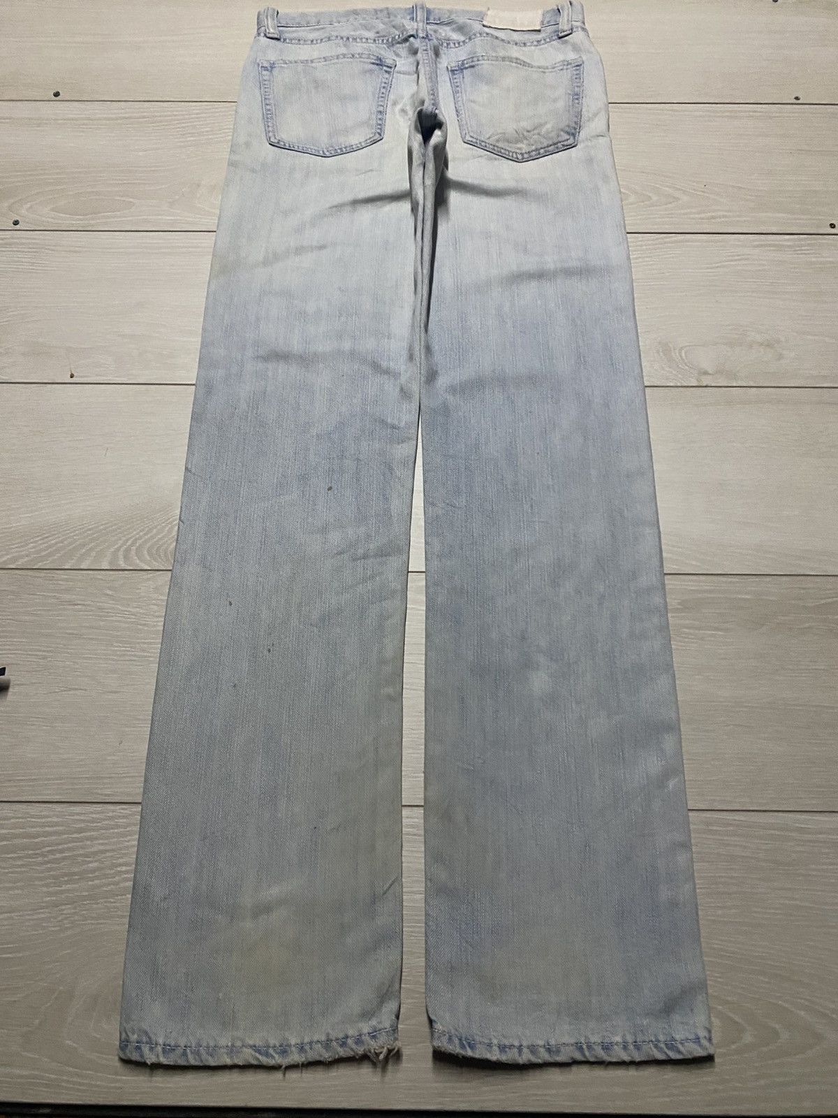 Uniqlo Vintage Japanese Brand uniqlo Faded Wash Distressed Jeans Size US 31 - 2 Thumbnail