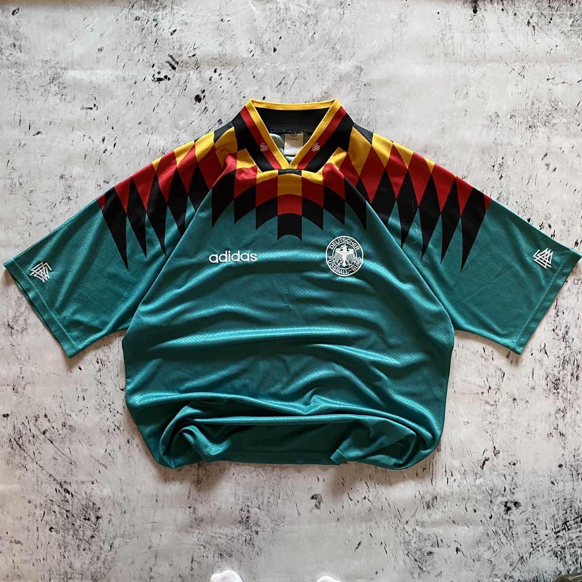 GERMANY 1994 1996 HOME FOOTBALL SHIRT SOCCER JERSEY ADIDAS sz L MENS