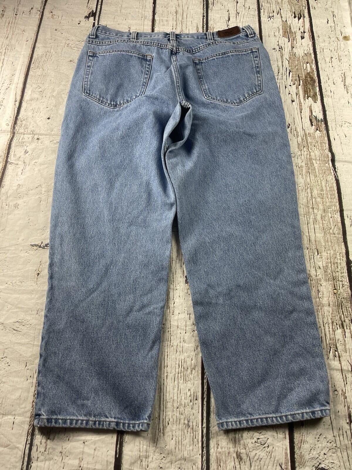L.L. Bean L.L. Bean Jeans Relaxed Fit Men's Size 37x29 Blue Denim 90s Size US 37 - 2 Thumbnail