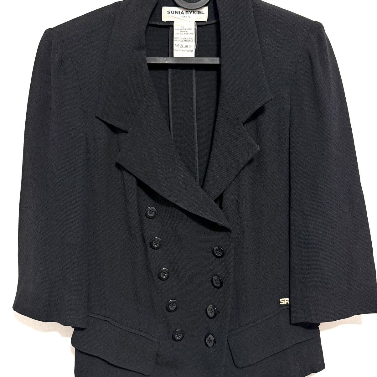Sonia Rykiel (VINTAGE) Sonia Rykiel Crop Coat Size S / US 4 / IT 40 - 3 Thumbnail